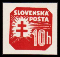 1939. SLOVENSKO 10 H Newspaper Stamp, Hinged.  (Michel 58) - JF545958 - Neufs