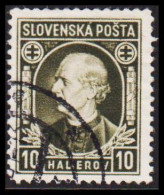 1939. SLOVENSKO Andrej Hlinka 10 HALIEROV Perf 12½. (Michel 36) - JF545964 - Gebraucht