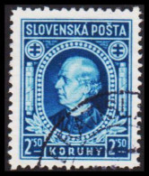 1939. SLOVENSKO Andrej Hlinka 2,50 K Perf 12½. (Michel 41) - JF545969 - Usati