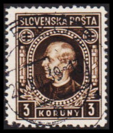 1939. SLOVENSKO Andrej Hlinka 3 K Perf 12½. (Michel 42) - JF545970 - Oblitérés