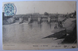 FRANCE - CHER - VIERZON - Le Barrage - 1907 - Vierzon