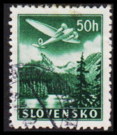 1939. SLOVENSKO AIR MAIL Heinkel He 111 50 H. (Michel 49) - JF545977 - Gebraucht