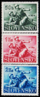 1941. SLOVENSKO Red Cross Complete Set Hinged.  (Michel 88-90) - JF545987 - Ungebraucht