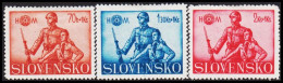 1942. SLOVENSKO Hlinka Youth Complete Set Hinged.  (Michel 94-96) - JF545988 - Ongebruikt