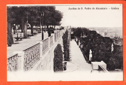 32956 / ⭐ LISBOA Lisbonne (•◡•) Jardim S.PEDRO De ALCANTARA 1910s ◉ Ediçao Costa 295 R Do OURO 1066 - Lisboa