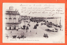 32926 / ⭐ BORDEAUX 33-Gironde  (•◡•) Quais CHARTRONS Et BACCALANS 1902 à CASTEIX Chez FAURE  Longages ◉ NEURDEIN ND 41 - Bordeaux