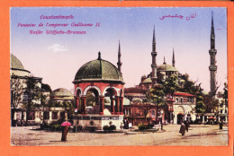 32846 / ⭐ Etat Parfait ♥️ CONSTANTINOPLE Turquie  (•◡•) Fontaine Empereur GUILLAUME II  1910s ◉ Editeur M.J.C 22 - Turkey