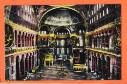 32841 / ⭐ Etat Parfait ♥️ CONSTANTINOPLE Turquie  (•◡•) Interieur Mosquée SAINTE-SOPHIE Ste 1910s ◉ Editeur M.J.C 390 - Turquia