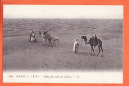 32802 / ⭐ Ethnic Scènes Et Types (•◡•) Algérie ◉ Dunes De Sable Du SAHARA Meharis Chameaux 1910s ◉ LEVY LL-6008 - Scènes & Types