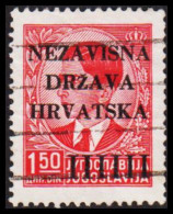 1941. HRVATSKA NEZAVISNA DRZAVA HRVATSKA Overprint On 1,50 DIN. (Michel 3) - JF546024 - Croazia