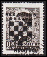 1941. HRVATSKA NEZAVISNA DRZAVA (SHIELD) HRVATSKA Overprint On 0,25 DIN. (Michel 9) - JF546025 - Croatia