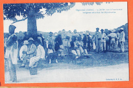 32753 / ♥️ OGOOUE (•◡•) Gabon ◉ 14 Juillet 1927 à LAMBARENE Indigenes Attendant Réjouissances ◉ Collection C.E.F.A CEFA  - Gabon