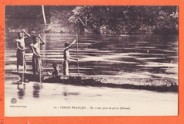 32615 / ⭐ (•◡•) ALIMA Congo Français ◉ Pirogue En Route Pour La Pêche ◉ Collection LERAY 60 Mission Mgr AUGOUARD - Französisch-Kongo