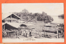 32576 / ⭐ (•◡•) NGOMO Gabon ◉ La Scierie 1910s ◉ NEURDEIN  - Gabun