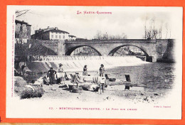 32539 / ♥️ (•◡•) 31-MONTESQUIEU-VOLVESTRE ◉ Lavandières Pont Sur ARIZE 1903 à CASTEX FAURE Longages-TRANTOUL LABOUCHE 61 - Autres & Non Classés