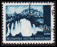 1941-1942. HRVATSKA Landscapes 0,50 KUNA.  (Michel 48) - JF546042 - Croatie