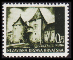 1941-1942. HRVATSKA Landscapes 0,75 KUNA. Hinged. (Michel 49) - JF546043 - Croatie