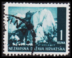 1941-1942. HRVATSKA Landscapes 1 KUNA.  (Michel 50) - JF546044 - Croatia