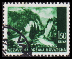 1941-1942. HRVATSKA Landscapes 1,50 KUNA.  (Michel 51) - JF546045 - Croatia