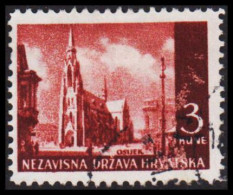 1941-1942. HRVATSKA Landscapes 3 KUNE.  (Michel 53) - JF546047 - Croacia