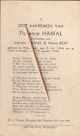Waterschei, Genk, 1944, Florence Hamal, Box - Imágenes Religiosas