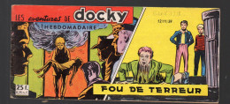 BD  / LES AVENTURES DE DOCKY N°6 1959  Fou  De Terreur  (PPP47356 / 06) - Altri & Non Classificati