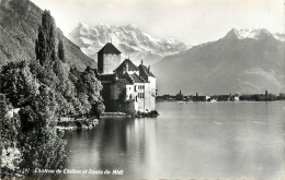 Switzerland Postcard Chateau De Chillon - Andere & Zonder Classificatie