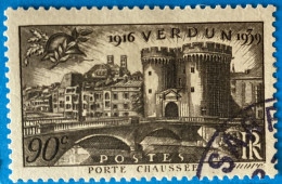 France 1939 : 23e Anniversaire De La Victoire De Verdun N° 445 Oblitéré - Usati