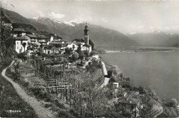 Switzerland Postcard Ronco Clocktower - Andere & Zonder Classificatie