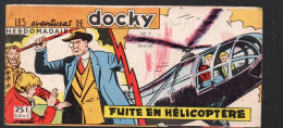 BD  / LES AVENTURES DE DOCKY N°7 1959  Fuite En Hélicoptère (PPP47356 / 07) - Sonstige & Ohne Zuordnung