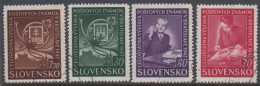 1942. SLOVENSKO Stamp Show. Complete Set Of 4 Stamps.  (Michel 98-101) - JF418428 - Oblitérés