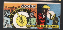 BD  / LES AVENTURES DE DOCKY N°10 1959 Le Douzième Coup De Minuit  (PPP47356 / 10) - Andere & Zonder Classificatie