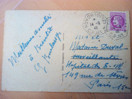 Noyon, TAD Poste Rurale Automobile, 14 Sept 1946 (13785) - Cachets Manuels