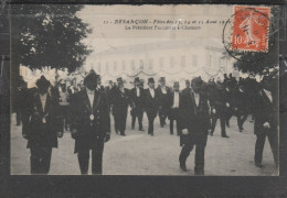 25 - BESANCON - Fêtes Des 13,14 Et 15 Août 1910 - Le Président Fallières à Chamars - Besancon