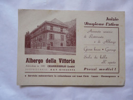 CARTE POSTALE PUBLICITAIRE  : ALBERGO Delle VITTORIA - Publicité