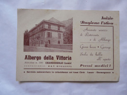 CARTE POSTALE PUBLICITAIRE  : ALBERGO Delle VITTORIA - Werbepostkarten