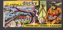 BD  / LES AVENTURES DE DOCKY N°14  1960  L'indien Aux Herbes Magiques    (PPP47356 / 14) - Autres & Non Classés