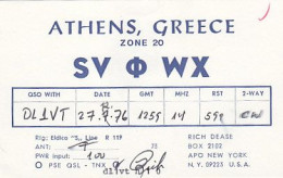 AK 210599 QSL - Greece - Athens - Radio Amateur