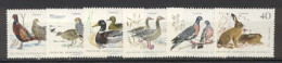 DDR   1053/1058  * *   TB  Gibier  Cote 6.50 Euro   - Unused Stamps