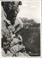 11646104 Widderalpstoeck Bergsteiger Appenzeller Alpen Widderalpstoeck - Autres & Non Classés