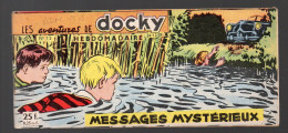 BD  / LES AVENTURES DE DOCKY N°12  1959  Messages Mystérieux   (PPP47356 / 12) - Sonstige & Ohne Zuordnung