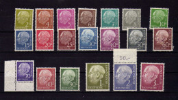 Allemagne - RFA -  (1953-54)  - 70e Anniversaire Du President Heuss- Neufs** - MNH - Unused Stamps