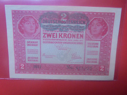 AUTRICHE 2 KRONEN 1919 Old Date 1916 Circuler (B.33) - Autriche