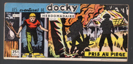 BD  / LES AVENTURES DE DOCKY N°15   1960 Pris Au Piège   (PPP47356 / 15) - Andere & Zonder Classificatie