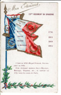 Etendard 23 Me Regiment De Dragons - Cartes Postales Ancienne - Regimente