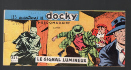 BD  / LES AVENTURES DE DOCKY N°23  1960 Le Signal Lumineux PPP47356 / 23) - Autres & Non Classés