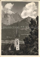 11645988 Bad Ragaz Evangelische Kirche Alpenpanorama Bad Ragaz - Altri & Non Classificati