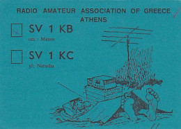 AK 210604 QSL - Greece - Athens - Radio Amateur