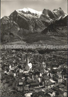 11645980 Bad Ragaz Ortsansicht Mit Kirche Blick Zum Falknis Raetikon Bad Ragaz - Autres & Non Classés