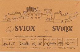 AK 210605 QSL - Greece - Athens - Radio-amateur